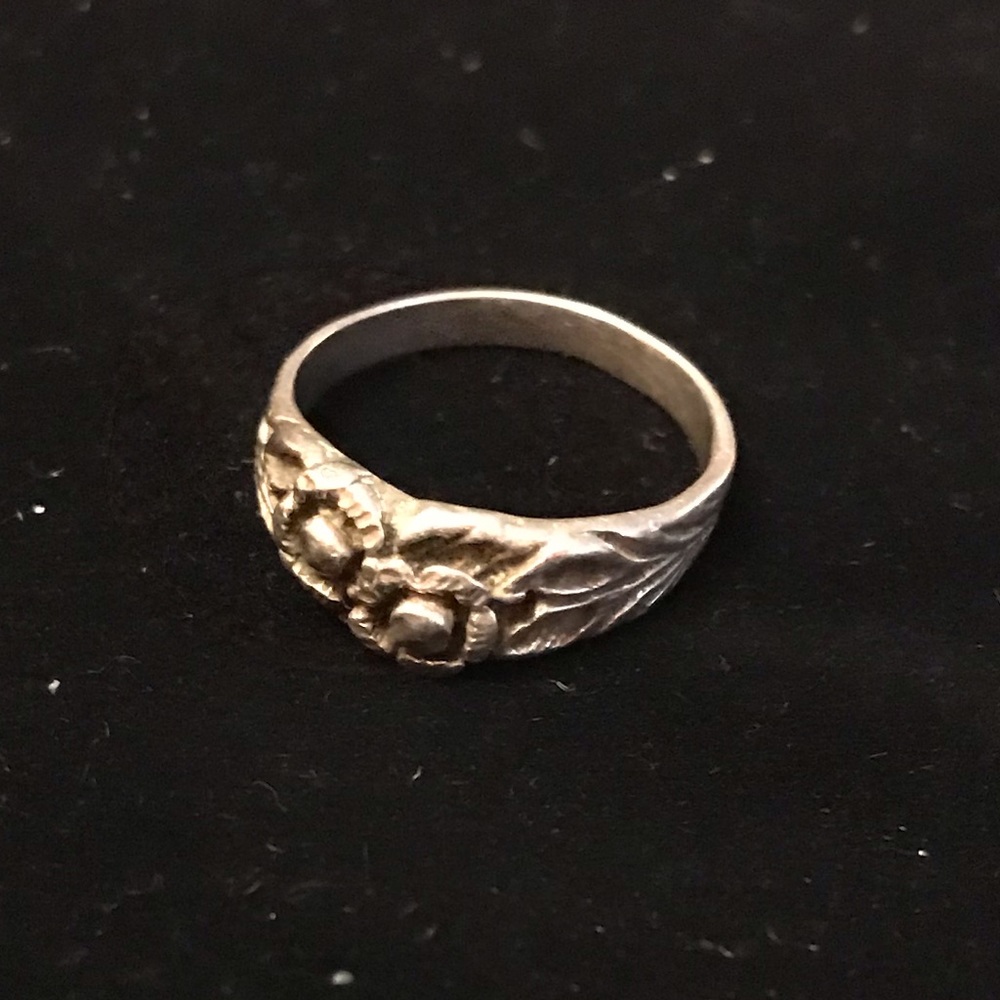 Handmade Sterling Silver Ring, size 6